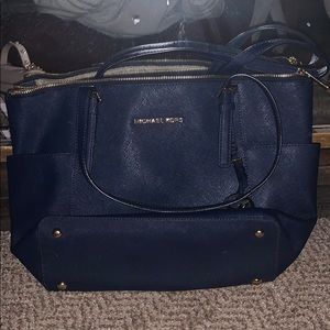MK PURSE-navy